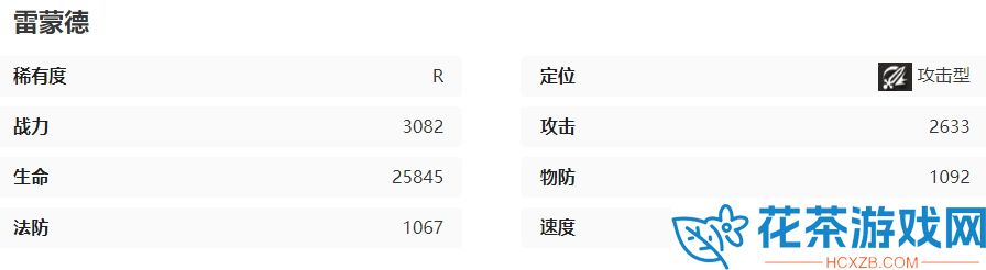 龙族卡塞尔之门雷蒙德怎么样