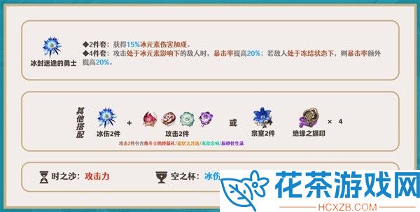 原神3.5神里绫华圣遗物怎么搭配攻略