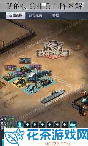 我的使命排兵布阵图解