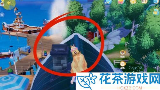 心动小镇粉绿小鸭子家具气泡在哪